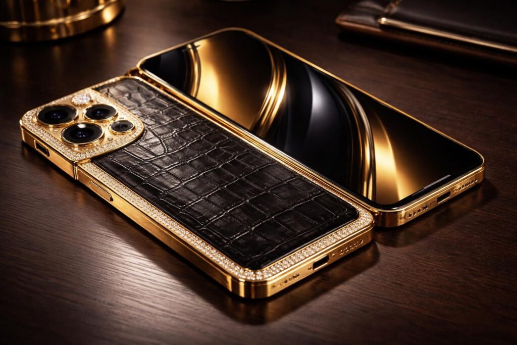 découvrez l'apparence et les caractéristiques étonnantes du téléphone le plus cher du monde dans notre article exclusif.