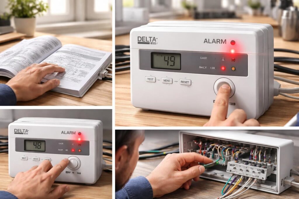 découvrez les étapes à suivre pour résoudre le problème lorsque le voyant rouge du delta dore gp 500 clignote, afin d'assurer un fonctionnement optimal de votre appareil.