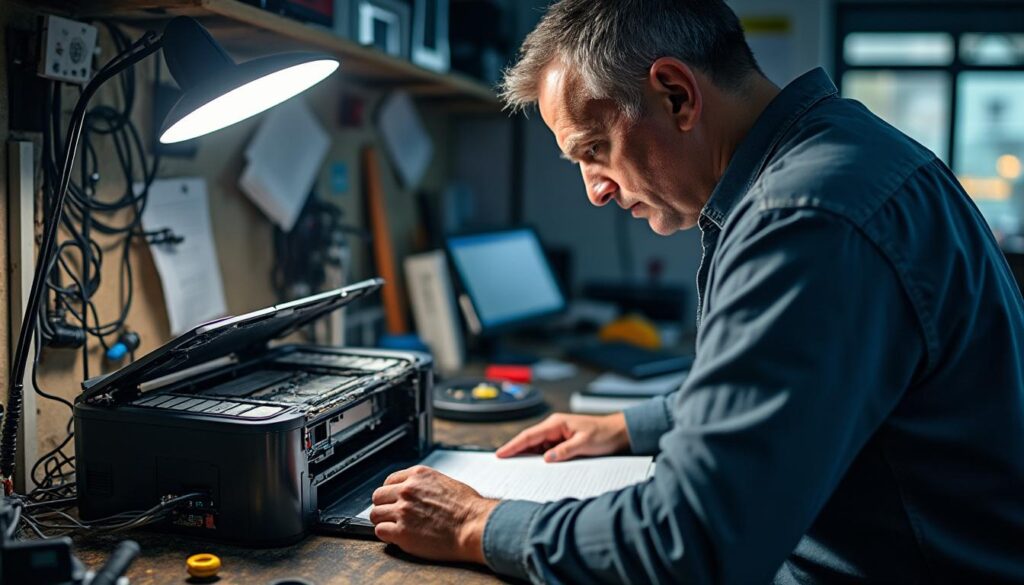 découvrez comment réparer une imprimante qui n'imprime plus en noir grâce à quelques étapes simples et efficaces. suivez nos conseils pour retrouver des impressions de qualité rapidement.