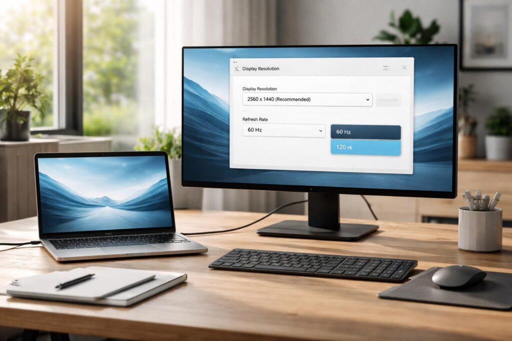 apprenez à bien configurer la résolution et la fréquence d'affichage de windows pour optimiser l'utilisation de votre écran externe et améliorer la qualité visuelle.