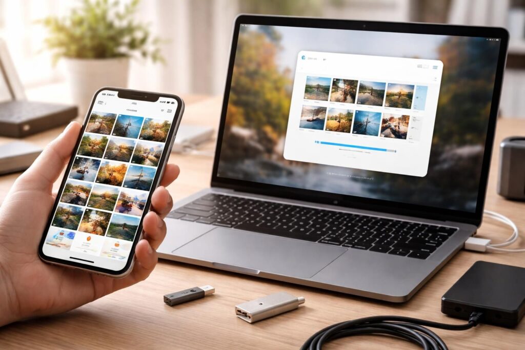 découvrez les meilleures astuces pour transférer facilement vos photos de votre iphone vers votre pc rapidement et sans tracas.