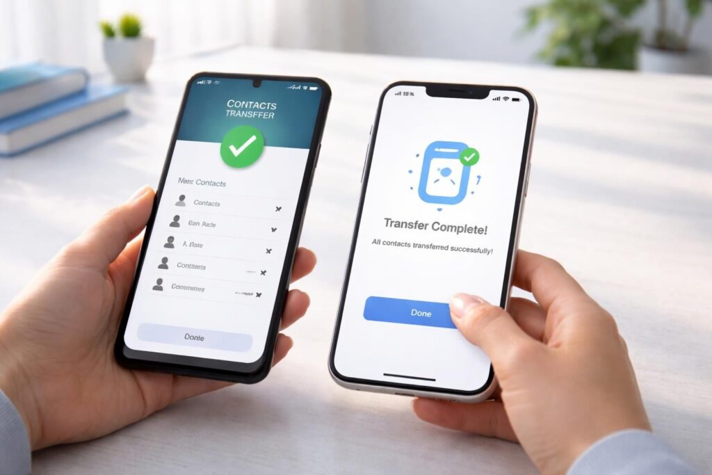 découvrez comment transférer facilement vos contacts d'android vers iphone sans stress grâce à notre guide étape par étape simple et efficace.